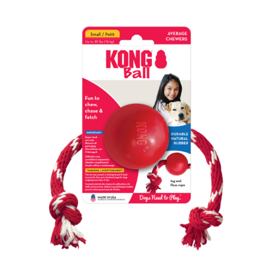 KONG Classic Ball With Rope