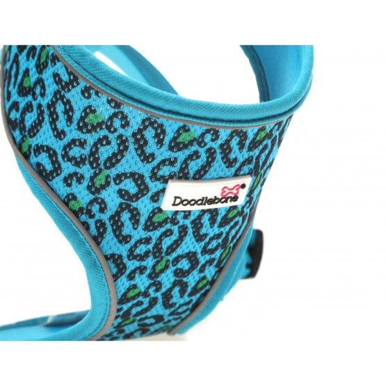 Doodlebone Originals Airmesh Pattern Dog Harness Night Leopard - Image 3