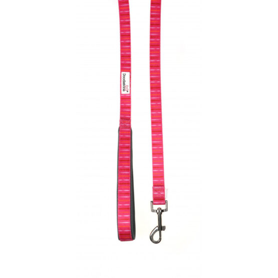 Doodlebone Originals Padded Pattern Dog Lead Pink Addiction - Image 2