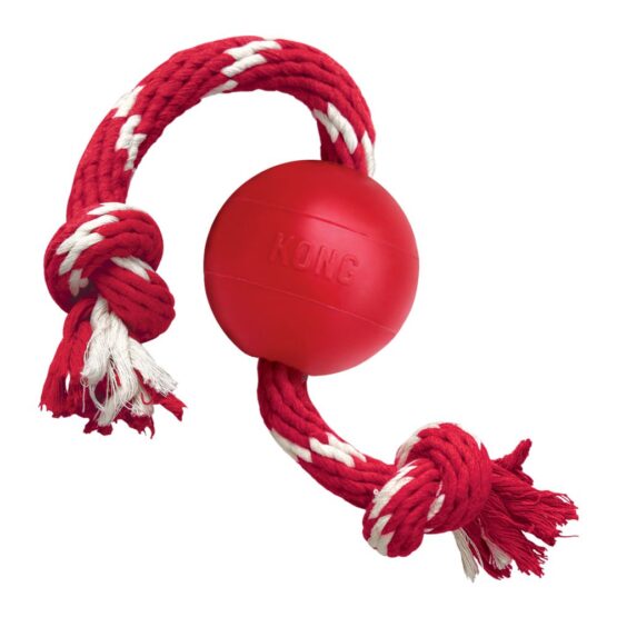 KONG Classic Ball With Rope - Image 2