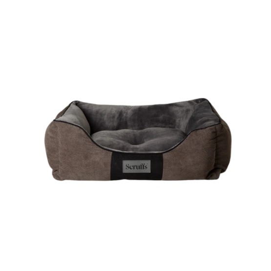 Scruffs Chester Box Dog Bed Graphite Grey - Image 2