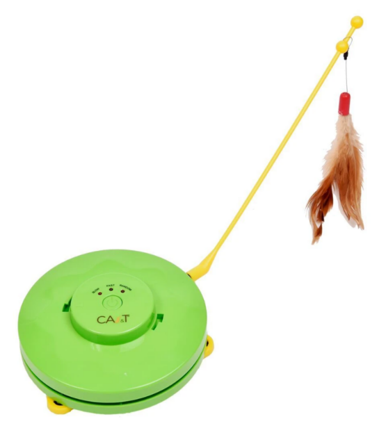 CA&T Interactive 2-In-1 Flying Feather Hiding Mouse Game