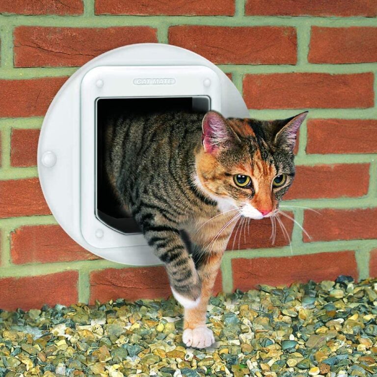 Cat Mate Microchip Cat Flap White – PetTech.co.uk