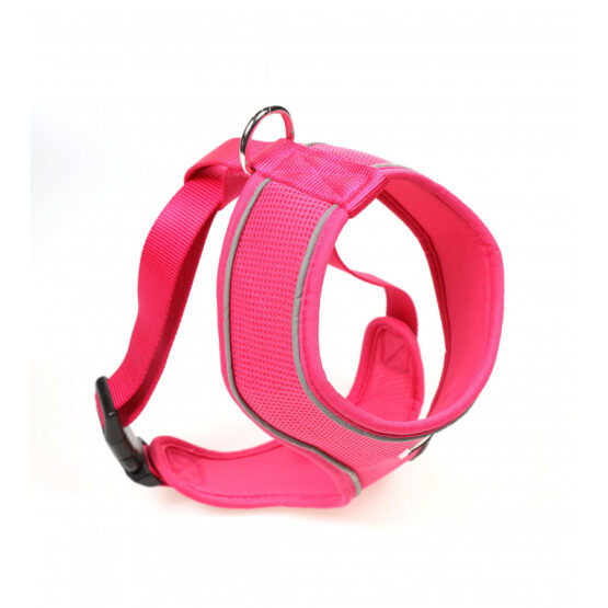 Doodlebone Originals Airmesh Dog Harness Fuchsia - Image 2