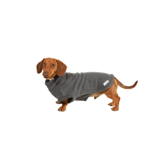 Doodlebone Fleecy Dog Jacket Smoke