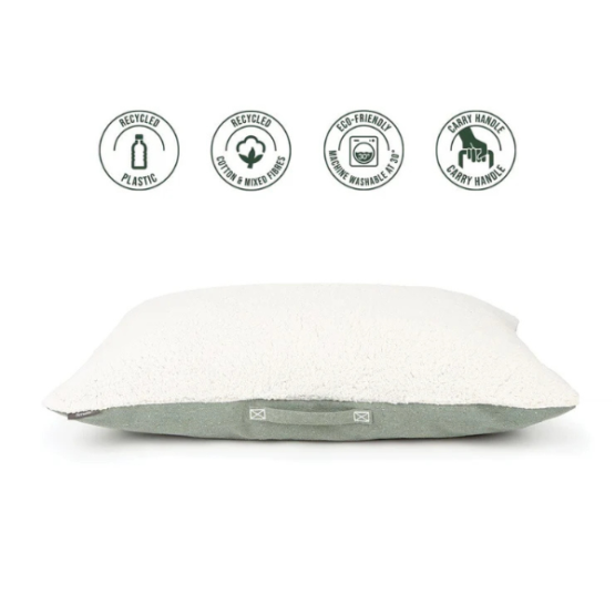 Scruffs Eco-Friendly Eden Pillow Bed Sage Green - Image 5