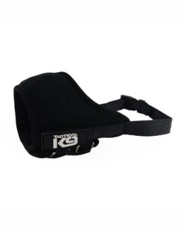 HugglePets Tactical K9 Adjustable Comfort Dog Muzzle Black