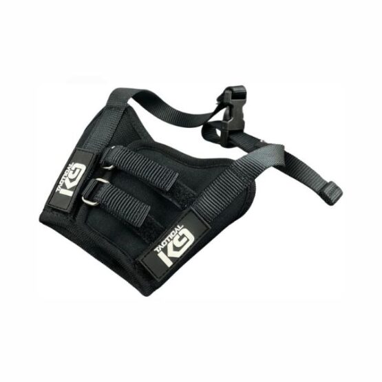 HugglePets Tactical K9 Adjustable Comfort Dog Muzzle Black - Image 2