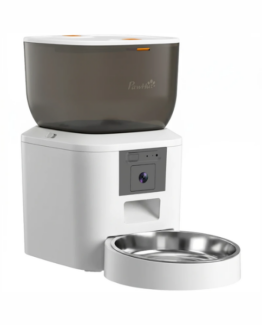 PawHut Automatic 2-Way Audio Camera Smart Pet Feeder 4L