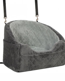 PawHut Travel Carrier Dog Booster Car Seat Cushion Grey