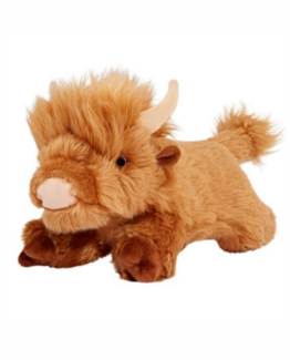 Fluff & Tuff Shaggy The Highland Cow Plush Dog Toy 30cm